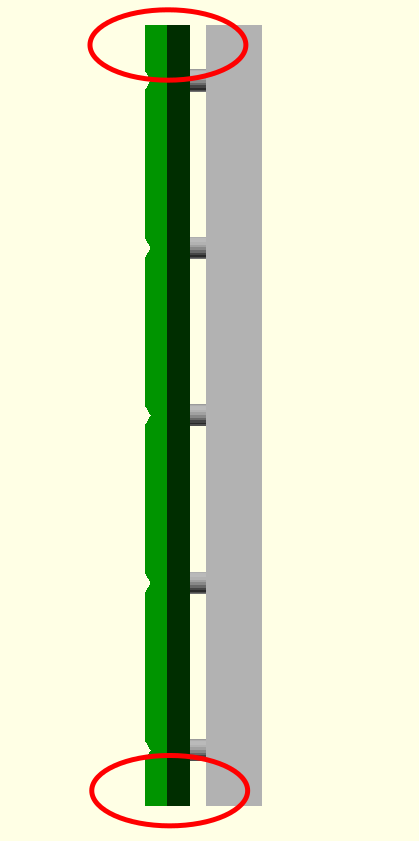 Rail holders too long
