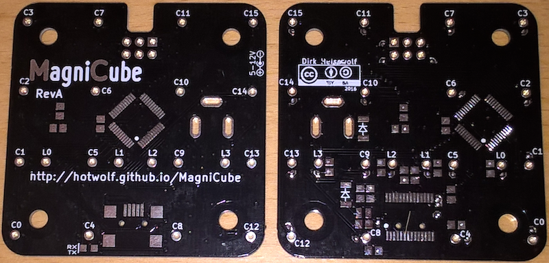 MagniCube RevA PCBs